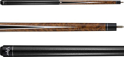 Viper by GLD Products Diamond 58" 2-Piece Pool Cue - color: Brown Finish, size: 21 Ounce