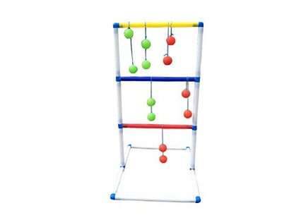 FixtureDisplays® Ladder Toss Game Set with 6 Bolos Backyard Family Kid Games 16856-NPF