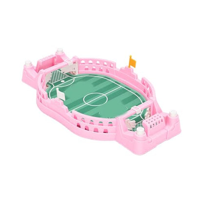 Success Soccer Game Board, Parent Child Interactive Foosball Tabletop, Mini Football Game for Kids Ages 3+ Years Old, Portable Travel Toy for Family Bonding - color: Pink