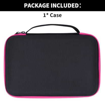 Case Compatible for 12 Darts, Holds Darts and Extra Accessories - color: Black+Pink