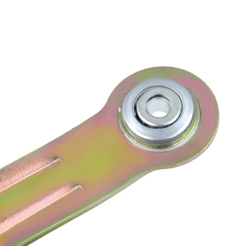 7.63 Inches Glider Bearing Arm Bracket 4Pcs, 6.15 Inches Centers, Yellow | Doule-sealed Ball Bearing, Smooth Movement, Glider Bearing Arm Bracket Set for Patio Bench Chair, Easy Rocker Repair - color: Yellow, size: L 7.63" x 6.15" Centers