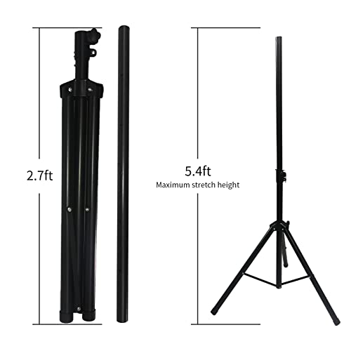 Large Electronic Scoreboard with Tripod,Wall-Mounted Digital Scoreboard & Timer,Basketball Shot Clock 14/24 Second & Custom Time,Score Keeper with LED Display, 110dB Loud Buzzer