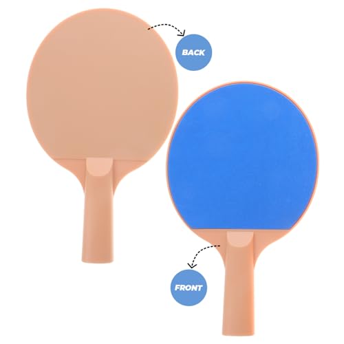 BESTonZON 1set Table Tennis Set Comfortable Grip Racket for Outdoor Pong Games and Competitions Suitable for Skill Levels
