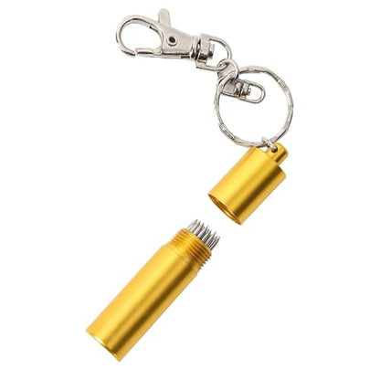 GSE Games & Sports Expert Billiard Pool Cue Tip Tool, Stick Scuffer/Shaper/Aerator/Joint Protector Tool, Billiard Accessories - style: Keychain Tip Pick