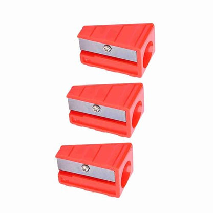 VGEBY 3Pcs Billiards Pool Cue Tip Shaper Tool, Portable Cue Tip Trimmer Shaper Tapper Repair Tool Accessory(Red) Pool Tip Trimmer Pool Tip Trimmer Cue Tip Repair Kit