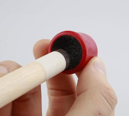 15 Pack Cue Stick Tip Repair Kit, Cue Tips Accessorie, Include 6 Pool Cue Tips, 6 Pool Cue Repairers, 1 Billiard Cue Clamp, 1 Cue Tip Glue, 1 Billiards Shaper, Cue Tips Accessorie