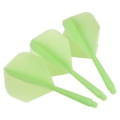 PATIKIL Integrated Dart Shaft & Flights, Pack Lightweight Dart Flight Set - color: Green