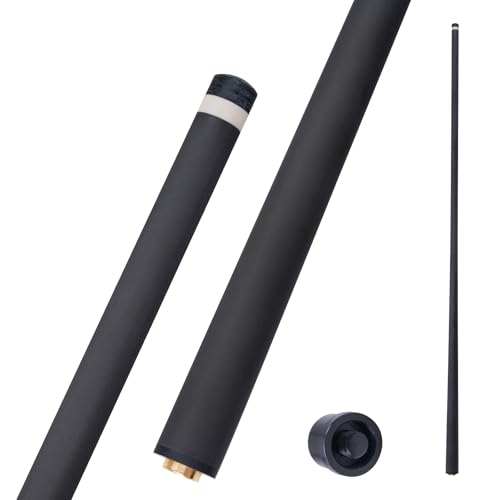 KONLLEN Carbon Fiber Pool Cue Shaft for 3/8x8 & Uniloc Joints | Low Deflection Shaft for Ultra-Smooth Control (10.5/11.5/12.5mm Tip) - color: BlackShaft-uniloc-11.5