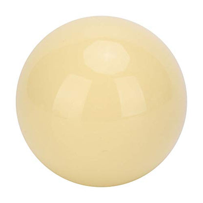 CHICIRIS Resin Cue Ball, High Gloss Training Billiard Ball with Standard Lines and Dots for British Snooker Practice, Enhanced Control and - size: British snooker 52.5MM