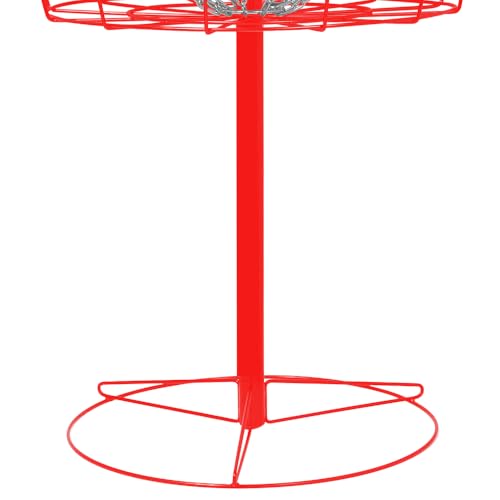Remix Practice Basket for Disc Golf - Choose Your Color and Style - style: Single Chain - Red