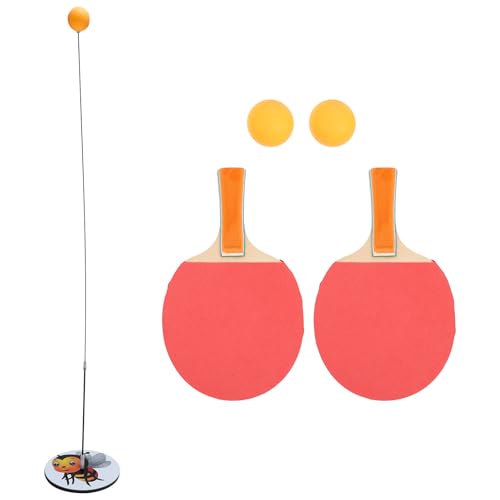 1 Set Table Tennis Trainer Table Tennis Training Interactive Game Toy Pong Balls Indoor Slapping Game -