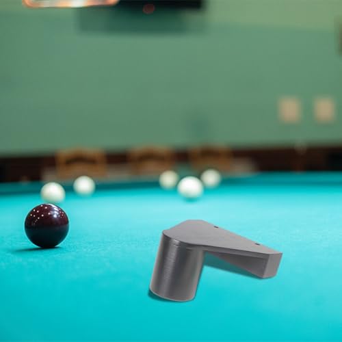 FABULETTA Wooden Snooker Rack Wall Mounting Storage For Pool Triangle And Chalk Holder Billiards Accessory Organizer Space Saving Design Brown(Black)