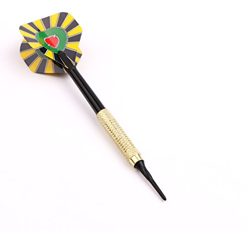 MaxMau Soft Tip Darts for Electronic Dartboard Plastic Point Dart with Standard Dart Flights 18 Darts