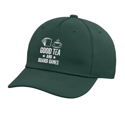 Tabletop Board Games Adjustable Baseball Hat - color: Dark Green