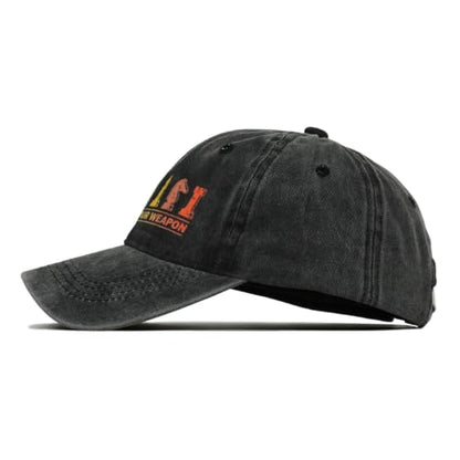 Choose Your Weapon Retro Chess Master Pieces Game Club Humor Baseball Caps,Fishing Hat Trucker Cap Adjustable Sun Peak Hats - color: Black 3