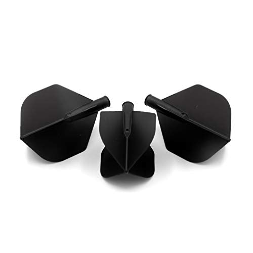 CUESOUL TERO AK4 Dart Flight Standard Shape/Shield Shape/Diamond Shape - color: Standard Shape-All Black