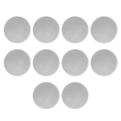 Drfeify EVA Foam Balls, 10pcs 65mm Soft Practice Balls with High Hit and Abrasion Resistance for Indoor Outdoor Training, Kids and Pets Play - color: Grey