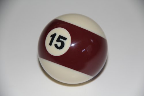 BuyBocceBalls Listing - EPCO Replacement Ball #15 Economy Regulation Billiard or Pool Set, 5.75oz, 2.25" diam