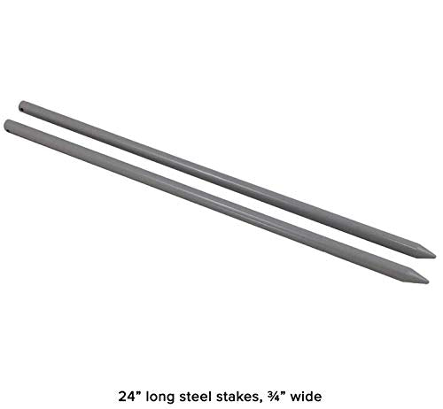 Baden Champions Horseshoe Set | Backyard Games | Tournament Quality Forged Steel Construction, Durable Gray/Black Design