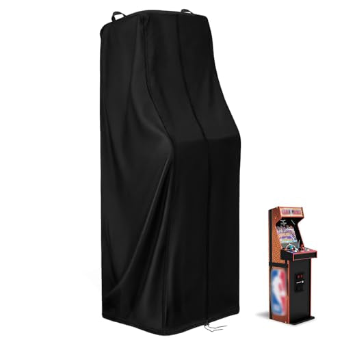 Arcade Machine Cover, Heavy-Duty Waterproof Protection for Pinball & Arcade Cabinets, Fits Most Standard Home Game Machines - size: 19"L x 19"W x 62"H