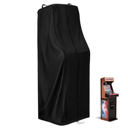 Arcade Machine Cover, Heavy-Duty Waterproof Protection for Pinball & Arcade Cabinets, Fits Most Standard Home Game Machines - size: 19"L x 19"W x 62"H