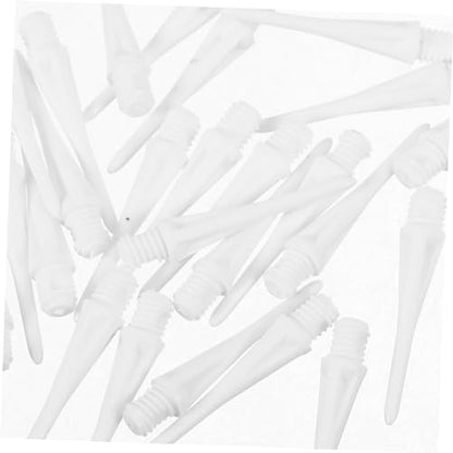 Happyyami Soft Head Soft Tip Parts Accessories Points with Supplies Soft Tip Flights Soft Needles Soft Tip - color: White