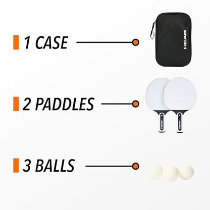 Rubberized Outdoor TT Paddles 2 Pk & Balls