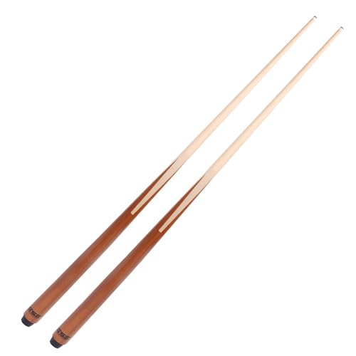 GSE Games & Sports Expert 36"/42"/48"/52"/58" 1-Piece Canadian Maple Billiard Pool Cue Sticks, Hardwood Billiard House Bar Pool Cue - size: 42-Inch, style: 2 Pack