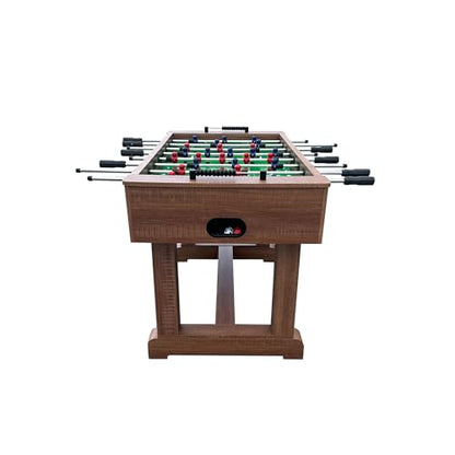 KICK Brigade 55" Foosball Table – Professional Full-Size Indoor Game Table - color: Brown