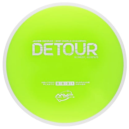 MVP Disc Sports Neutron Detour James Conrad Edition Disc Golf Midrange (Colors May Vary) - size: 165-170g