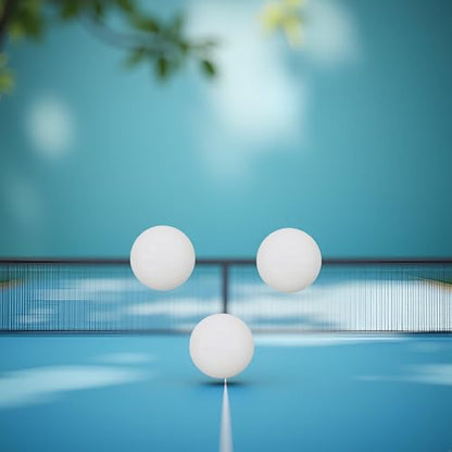 BWESOO 3Pcs White Table Tennis Sports Balls Ping Pong Ball Club Match Balls High Elasticity Table Tennis Outdoor Sport Accessories Durability Table Tennis Leisure Sports and Game Room (40mm)