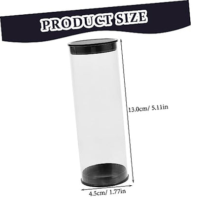 Toddmomy Golf Tube Clear Baseball Display Case Golfs Case Golfs Organizers Art Tube Golf Display Case Clear Tubes