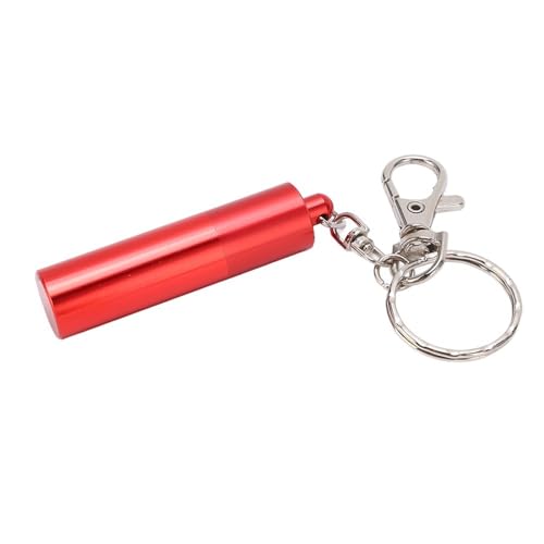 Billiard Cue Tip Tool with Keychain – Billiard Pool Snooker Stick Shaper Cue Tip Pick Pricking Pin Grinding Repair Tool for Snooker Pool Cue Tips - color: Red