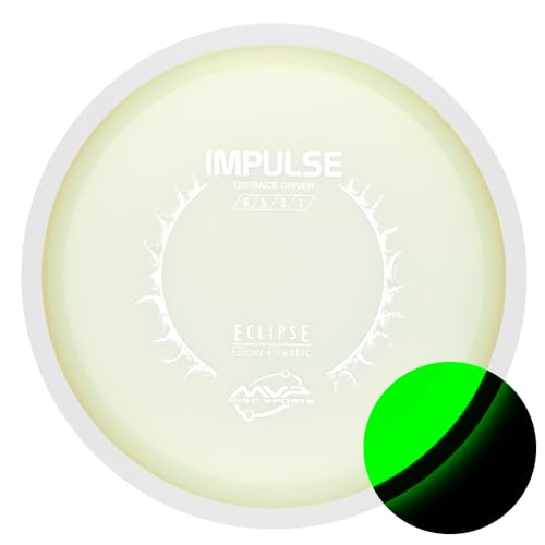 MVP Disc Sports Eclipse Glow 2.0 Impulse Disc Golf Distance Driver - size: 170-175g