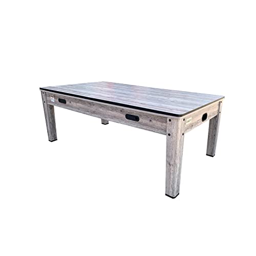Luxor 7.5-Foot 4-in-1 Multi-Game Swivel Pool Table - Billiards/Pool, Ping Pong, Hockey & Dining