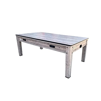 Luxor 7.5-Foot 4-in-1 Multi-Game Swivel Pool Table - Billiards/Pool, Ping Pong, Hockey & Dining