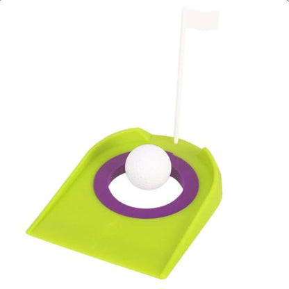 Moily Lightweight Golf Practice Disc Imitation Green Hole Board Indoor Backyard Swing Trainer - color: 1pc