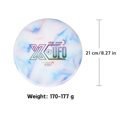 X-UFO Disc Golf Set - Disc Golf Starter Set, Includes 1 Putter, 1 Driver, and 1 midrange disc, Weighing 170-178 Grams Suitable for Beginners and Professional disc Golf tournaments - color: Set 2