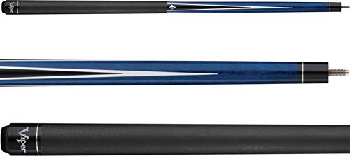 Viper by GLD Products Diamond 58" 2-Piece Pool Cue - color: Blue Finish, size: 19 Ounce