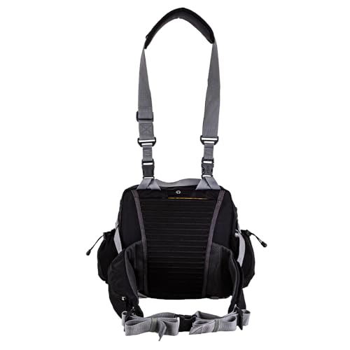 Mountainsmith Day Lumbar Waist pack, Running, Hiking, Cycling, Travel, and Outdoor Sport Activities with Dual Water Bottle Holders, Grey Black - color: Grey Black