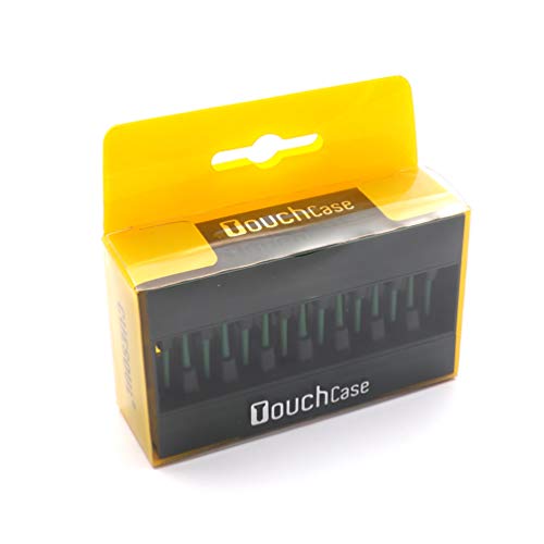 CUESOUL Touch-Point Soft Dart Tip Point with Touch Dart Case Tool for Dart Tip Replacement and Dart Tip Remove - color: Green