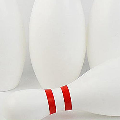 Kids Bowling Toy Set 10 Pcs with 2 Balls, 22cm (8.66in) Plastic Bowling Pins, Indoor Bowling Game for Children