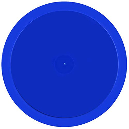 ONE250 Air Hockey Pushers and Red Air Hockey Pucks, Goal Handles Paddles Replacement Accessories for Game Tables (4 Striker, 4 Puck Pack) - color: Blue & Red