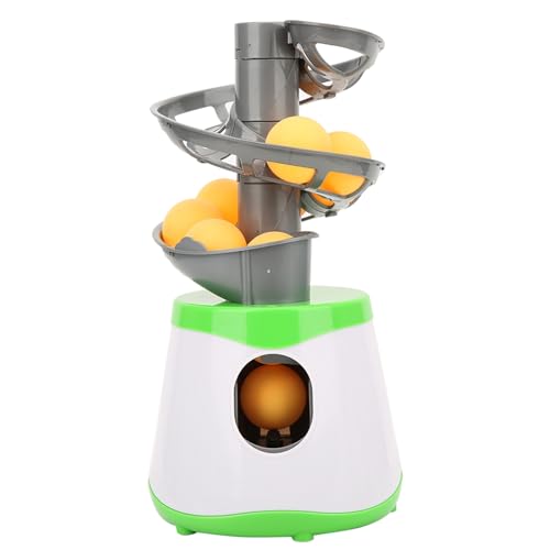 Table Tennis Serve Machine Set, Automatic Launcher Training Machine Automatic Launcher Robot with 10 Balls Portable Table Tennis Trainer for Sports Training