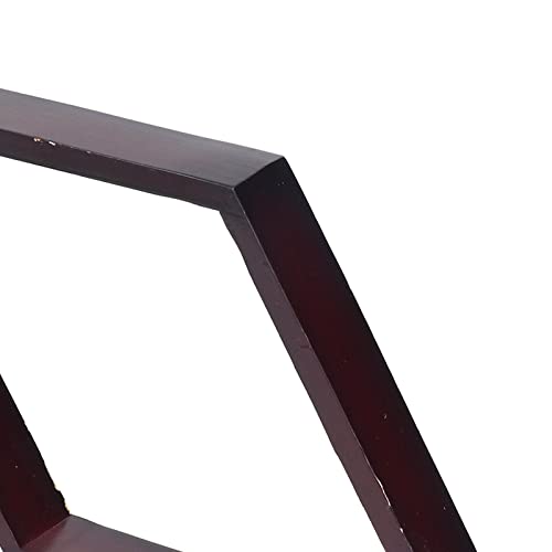 Set of 2 Wooden Billiard Ball Rack Set, Vintage Pine Wood Billiard 8 Ball Triangle Rack & 9 Ball Diamond Rack, Table Pool Ball Racks for 5.72Cm Large Billiards Wine Red