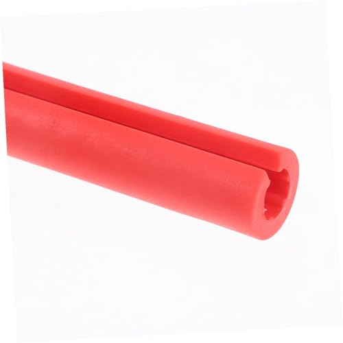 Toyvian 10pcs Pool Cue Holder Clips 11cm Red Billiard Accessories Wall-mounted Cue Organizer Rack for Stick Storage and Billiards Protection