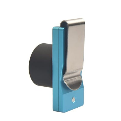 LAKE OF FIRE Chalk Holder Pool Billiards, Pool Cue Chalk Holder with Magnetic Belt Clip Snooker Billiard Accessories - color: Blue, style: Round