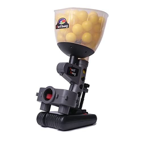 Furlihong 692BH Baseball Pitching Machine, Use Ping Pong Size Training Balls for Visual Acuity and Hitting Accuracy Improvement, Powered by Batteries or AC Power, Includes 60 pcs Balls