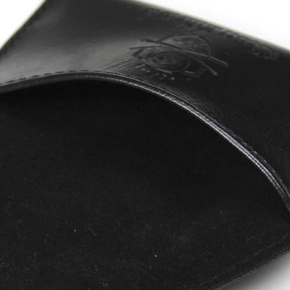 Scott Edward Billiard Chalk Holder Pouch Pool Cue PU Leather Chalk Holder with Clip, Portable Snooker Billiards Chalk Bag, Pool Accessories Black/Brown - color: Black