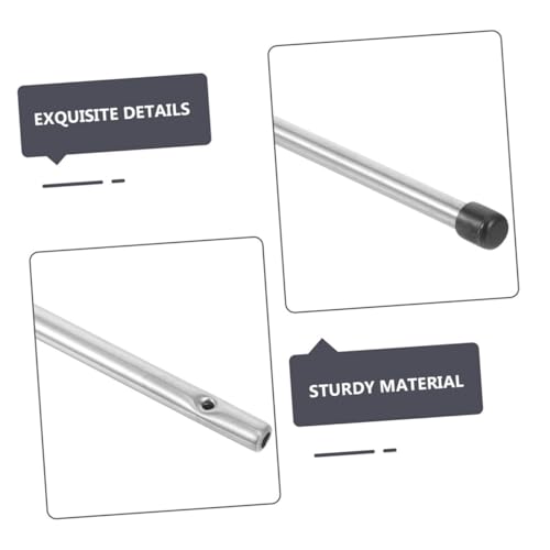 Toyvian 2pcs Soccer Machine Pole Replacement Rods for Foosball Table Operation Poles Comfortable to Install